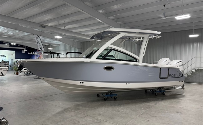 2026 Robalo R257 Alloy Gray/White